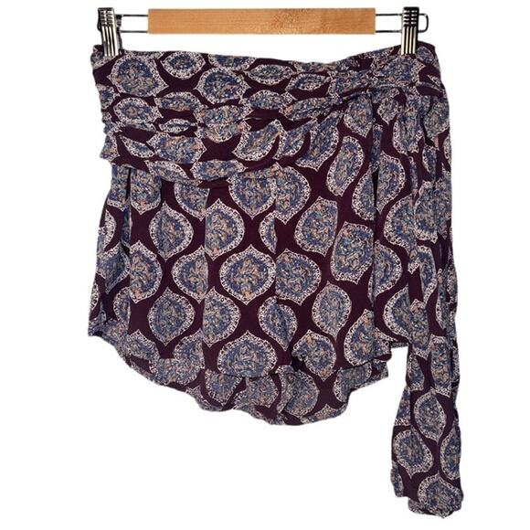 Free People Boho Shorts | Extreme Solid Wrap Tie Waist Shorts Women’s size 2 - Picture 6 of 16